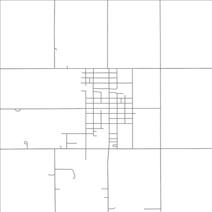 ROAD MAP OF JUNIATA, NEBRASKA BY MAPBAKES