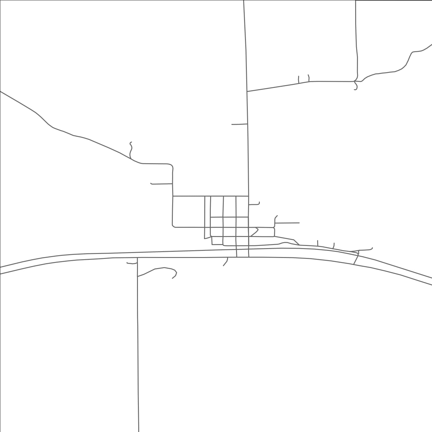 ROAD MAP OF KILGORE, NEBRASKA BY MAPBAKES