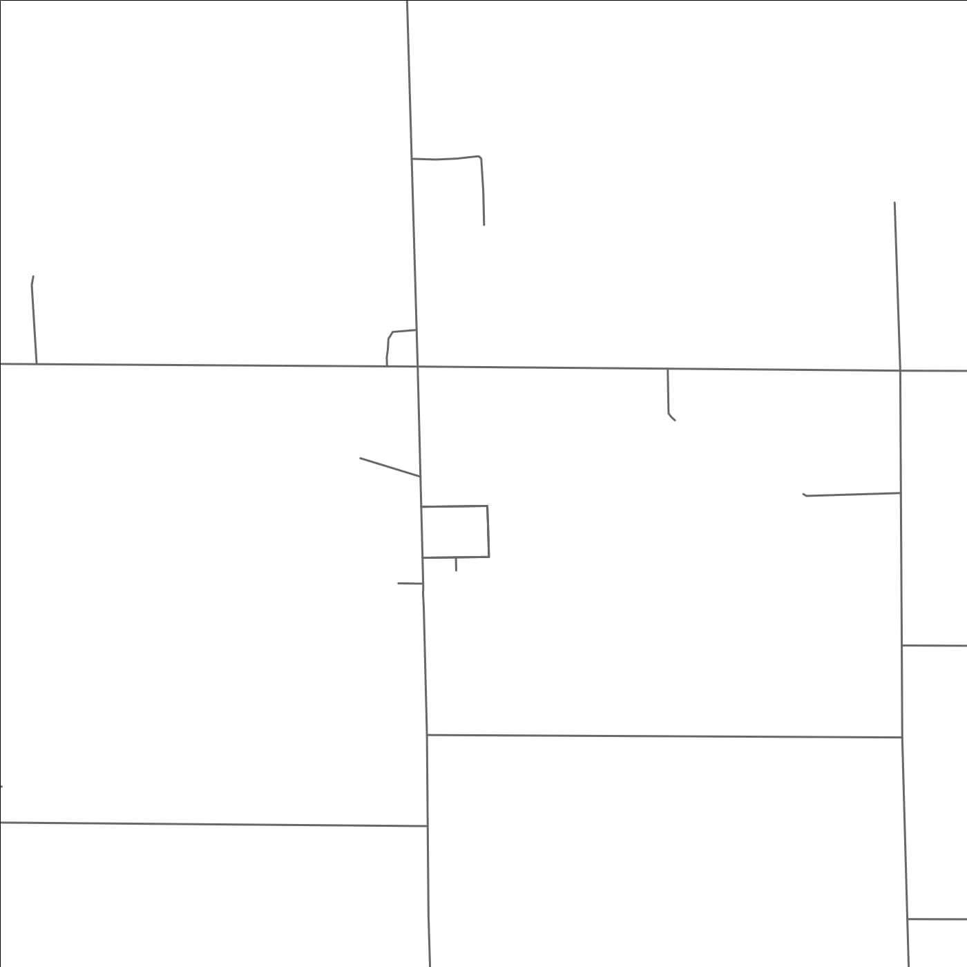 ROAD MAP OF KRAMER, NEBRASKA BY MAPBAKES