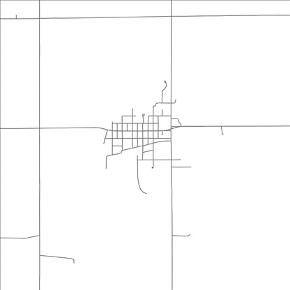 ROAD MAP OF LAWRENCE, NEBRASKA BY MAPBAKES