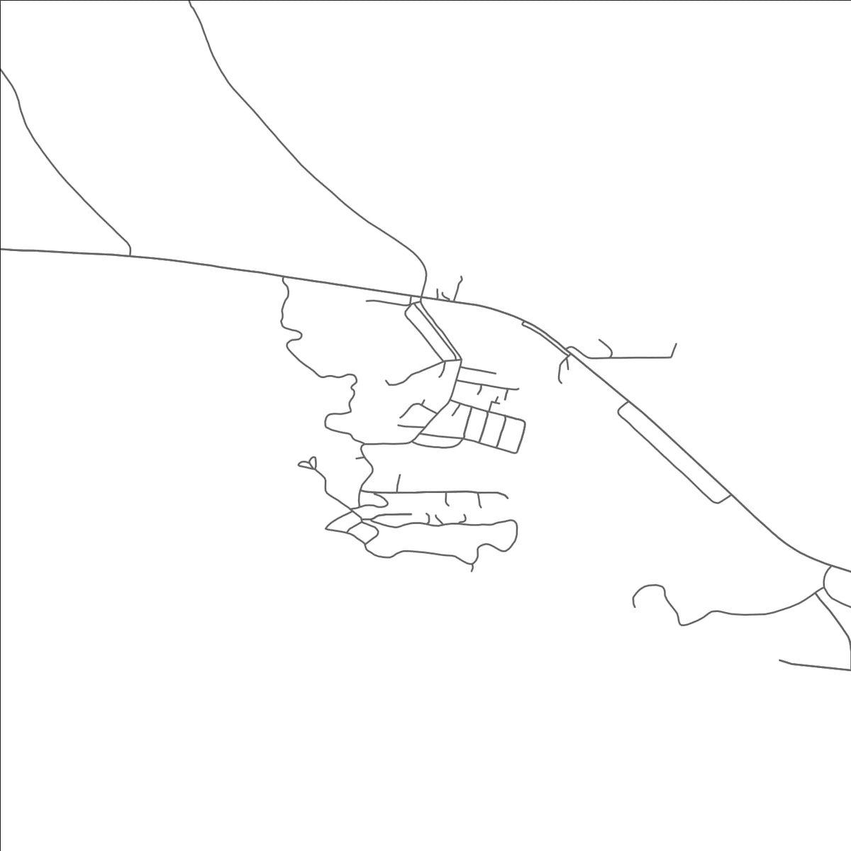 ROAD MAP OF LEMOYNE, NEBRASKA BY MAPBAKES