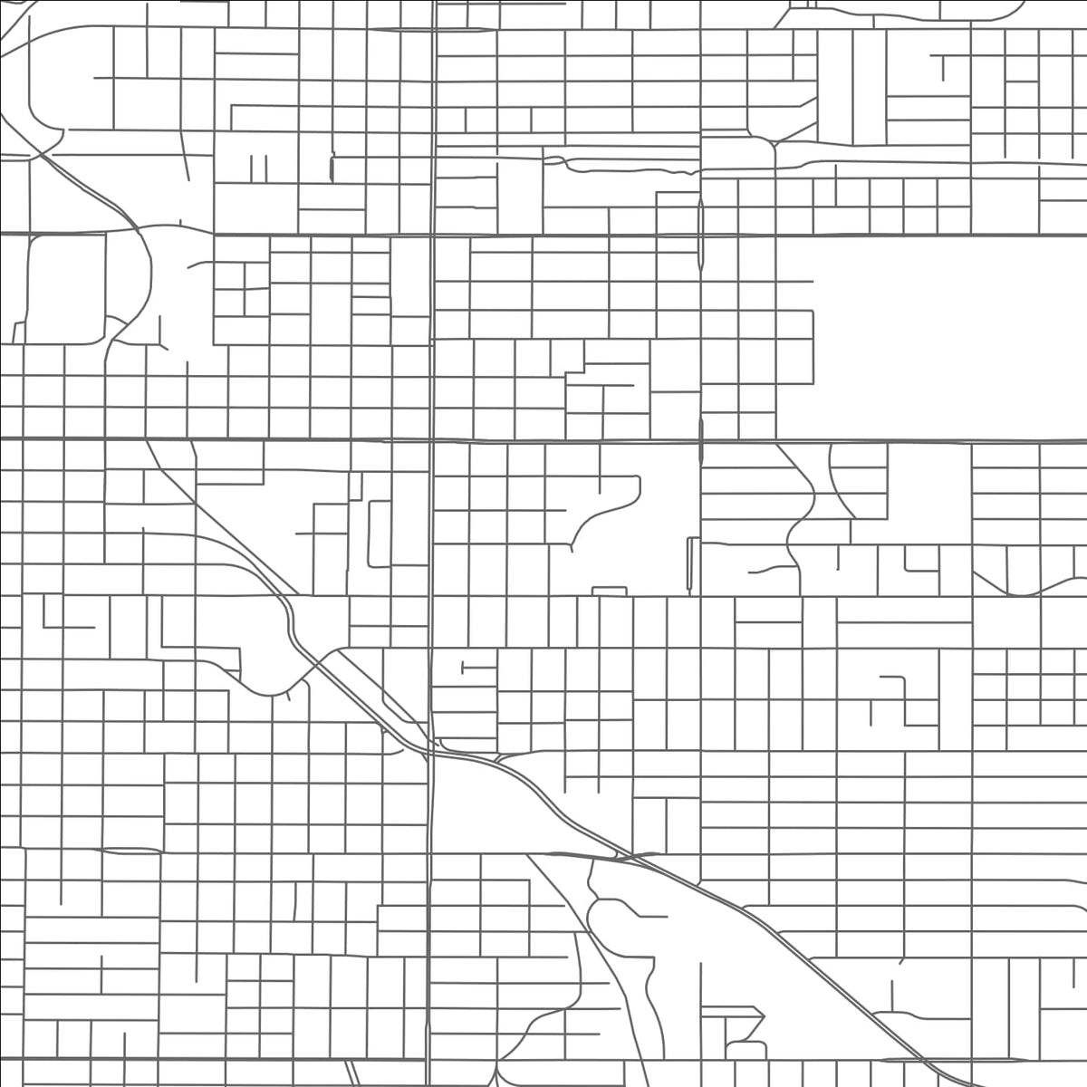 ROAD MAP OF LINCOLN, NEBRASKA BY MAPBAKES