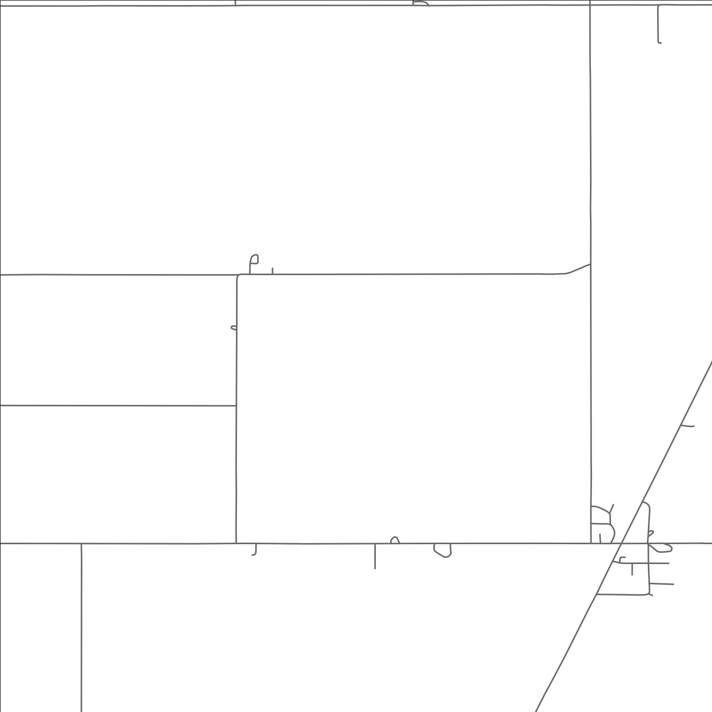 ROAD MAP OF LORENZO, NEBRASKA BY MAPBAKES