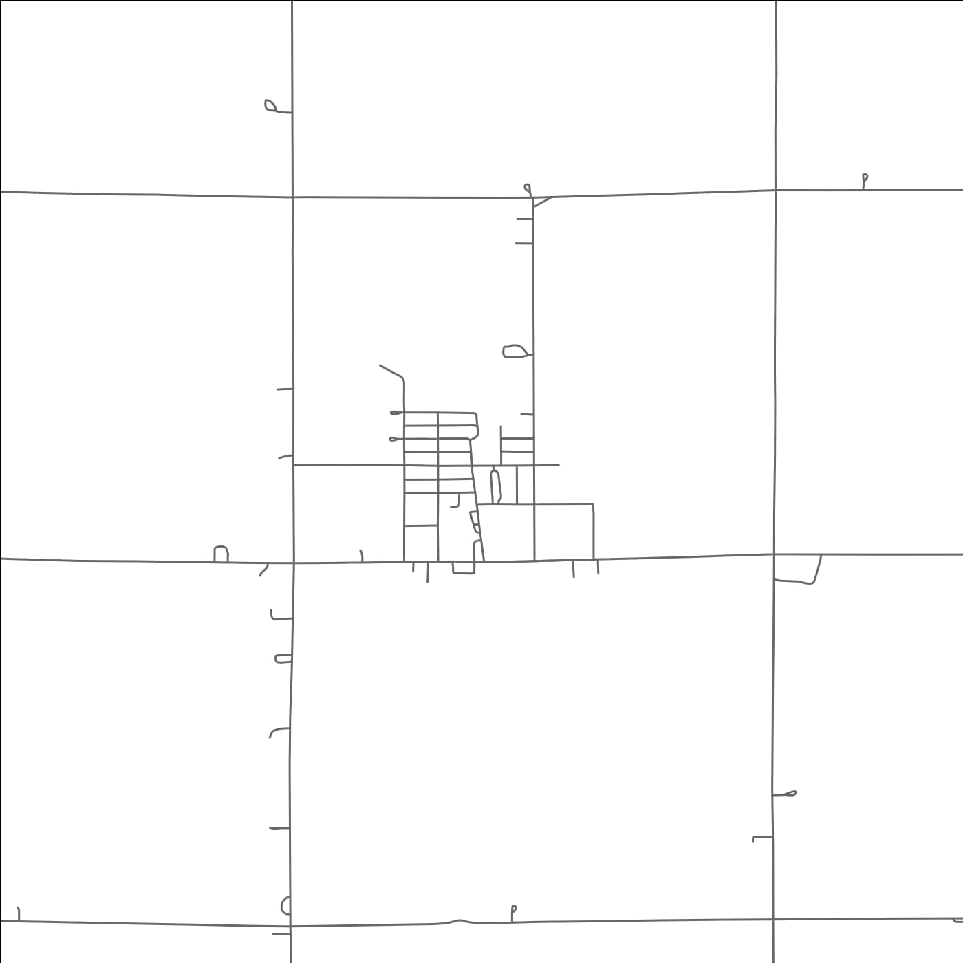 ROAD MAP OF MARQUETTE, NEBRASKA BY MAPBAKES