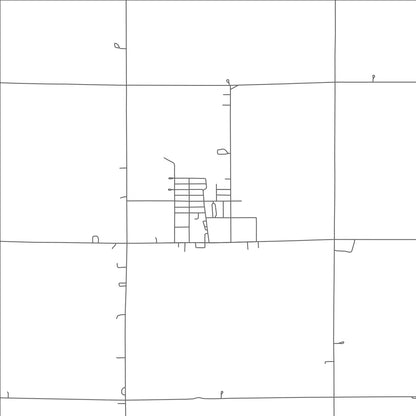 ROAD MAP OF MARQUETTE, NEBRASKA BY MAPBAKES