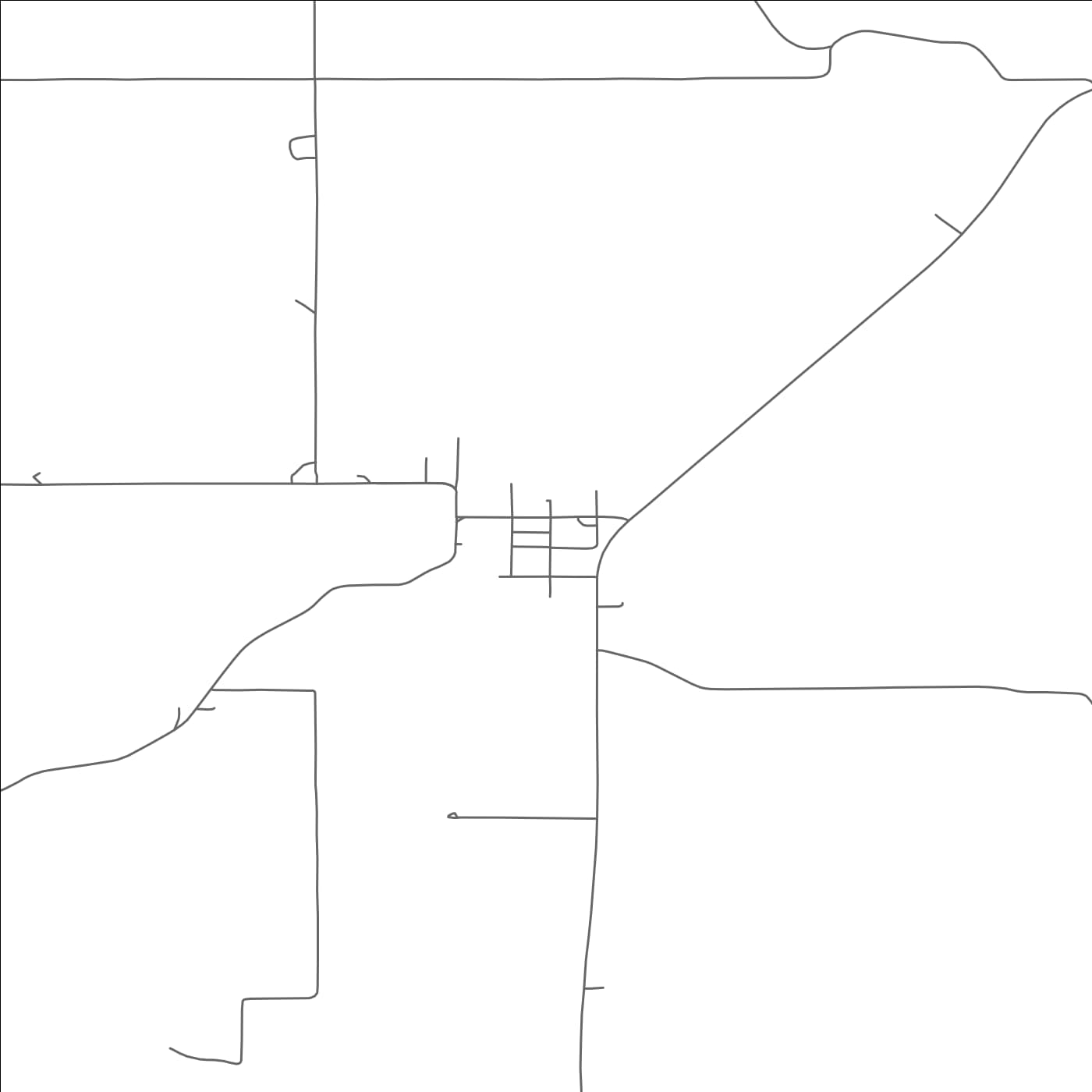 ROAD MAP OF MARTINSBURG, NEBRASKA BY MAPBAKES