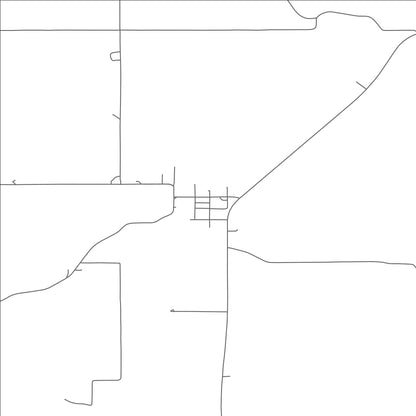 ROAD MAP OF MARTINSBURG, NEBRASKA BY MAPBAKES