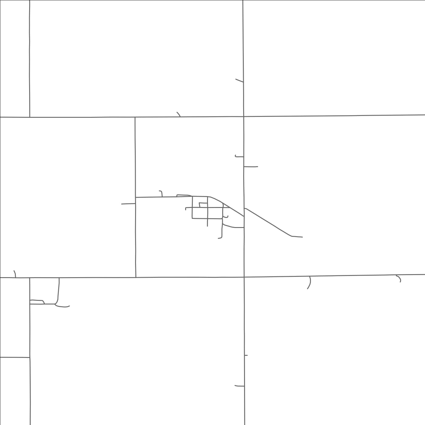 ROAD MAP OF MCLEAN, NEBRASKA BY MAPBAKES