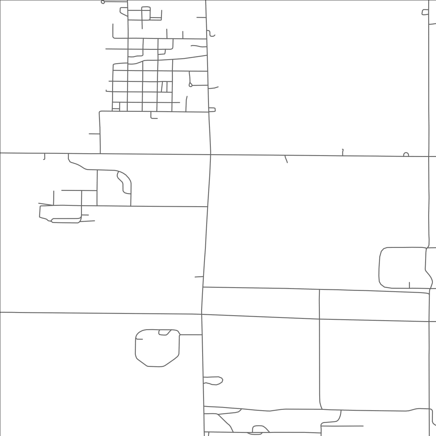 ROAD MAP OF MEAD, NEBRASKA BY MAPBAKES