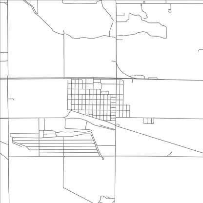 ROAD MAP OF MINATARE, NEBRASKA BY MAPBAKES