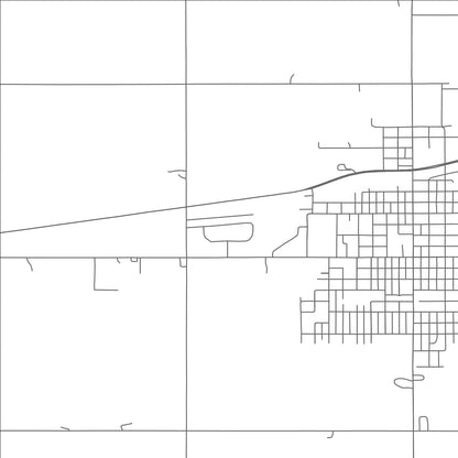 ROAD MAP OF MINDEN, NEBRASKA BY MAPBAKES
