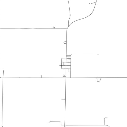 ROAD MAP OF MOOREFIELD, NEBRASKA BY MAPBAKES