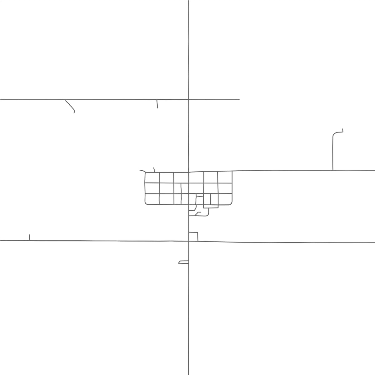 ROAD MAP OF NAPER, NEBRASKA BY MAPBAKES