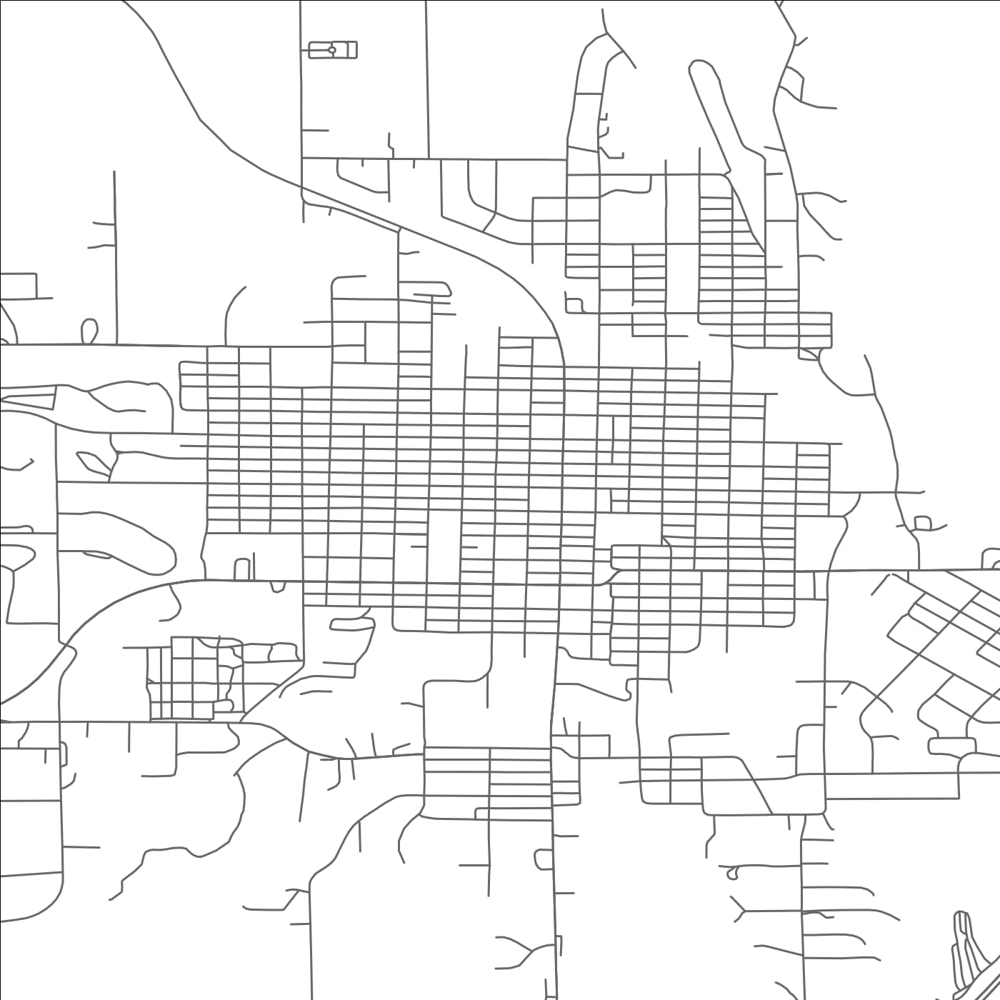 ROAD MAP OF NEBRASKA CITY, NEBRASKA BY MAPBAKES