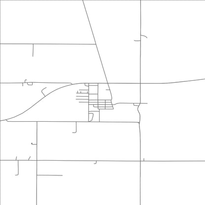 ROAD MAP OF NICKERSON, NEBRASKA BY MAPBAKES