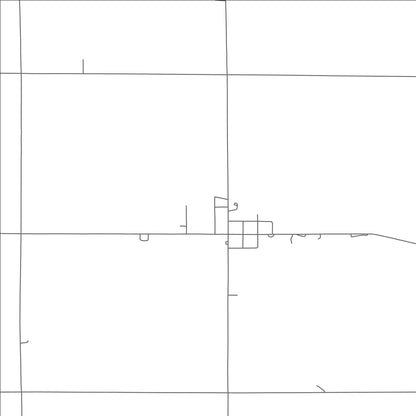 ROAD MAP OF NORA, NEBRASKA BY MAPBAKES