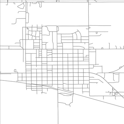 ROAD MAP OF O'NEILL, NEBRASKA BY MAPBAKES