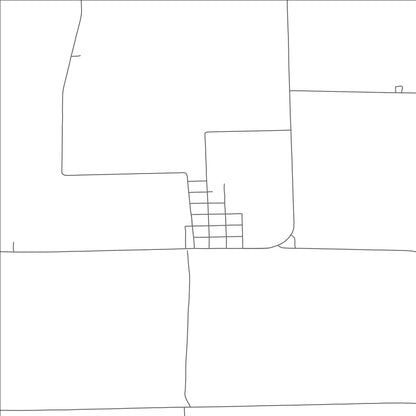 ROAD MAP OF OAK, NEBRASKA BY MAPBAKES