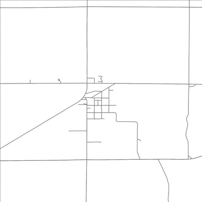 ROAD MAP OF OCTAVIA, NEBRASKA BY MAPBAKES