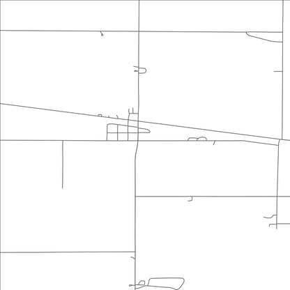 ROAD MAP OF ODESSA, NEBRASKA BY MAPBAKES