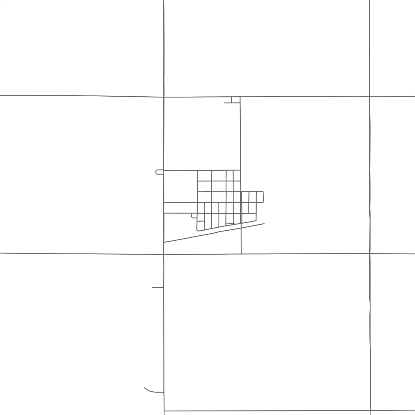 ROAD MAP OF ONG, NEBRASKA BY MAPBAKES