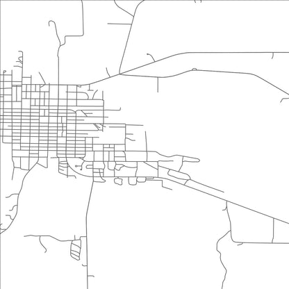 ROAD MAP OF ORD, NEBRASKA BY MAPBAKES