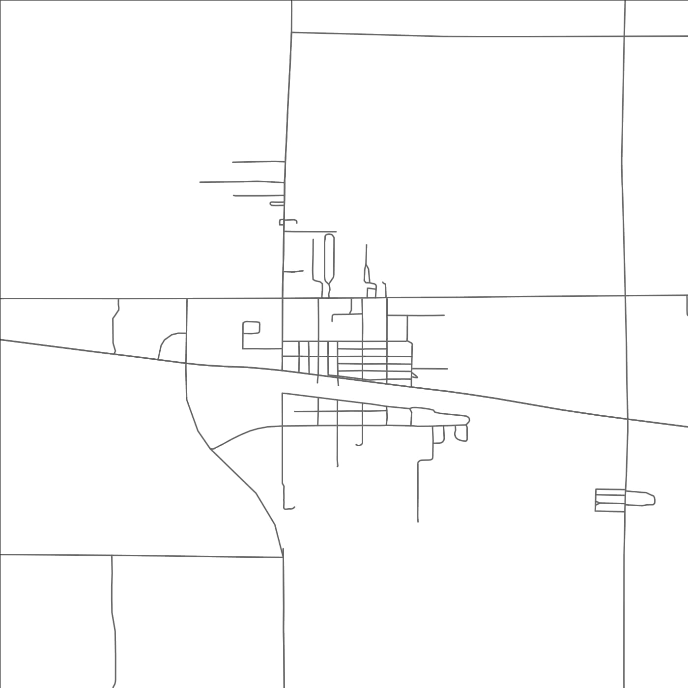 ROAD MAP OF OVERTON, NEBRASKA BY MAPBAKES