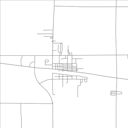 ROAD MAP OF OVERTON, NEBRASKA BY MAPBAKES