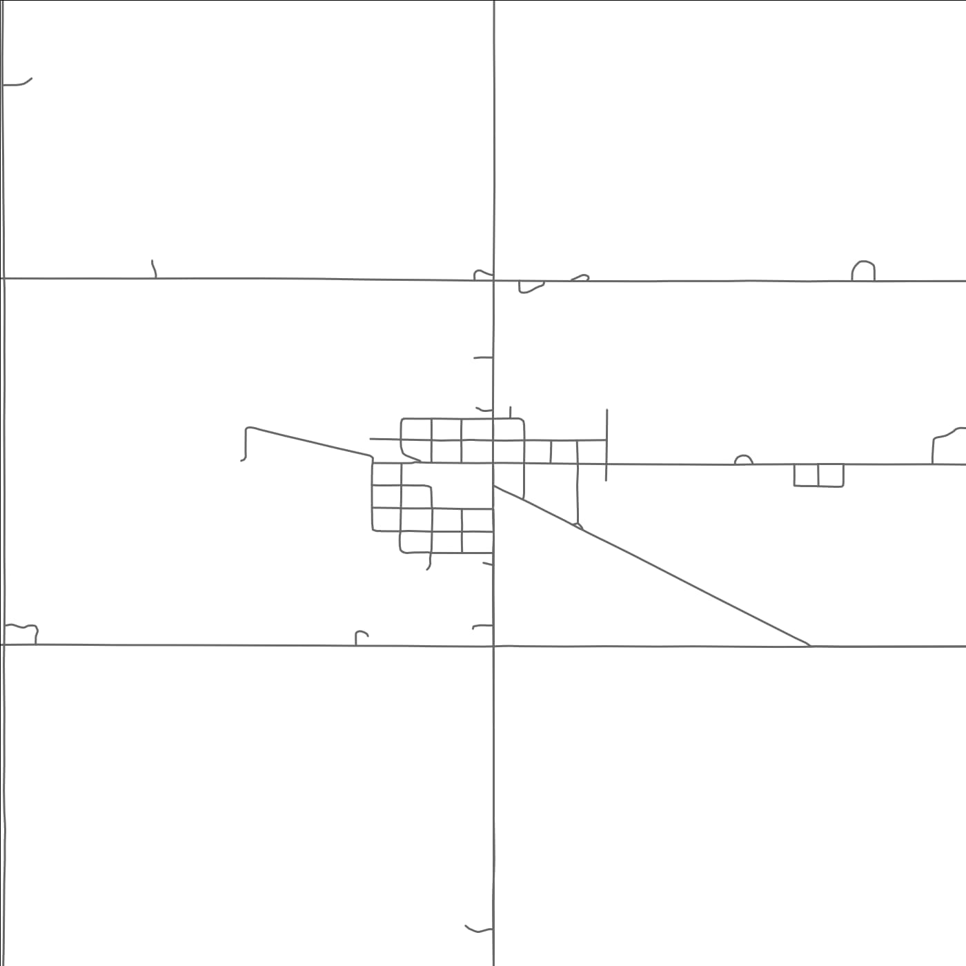 ROAD MAP OF PAGE, NEBRASKA BY MAPBAKES