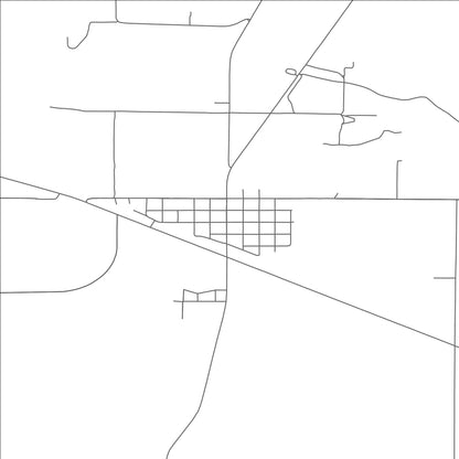 ROAD MAP OF PALISADE, NEBRASKA BY MAPBAKES