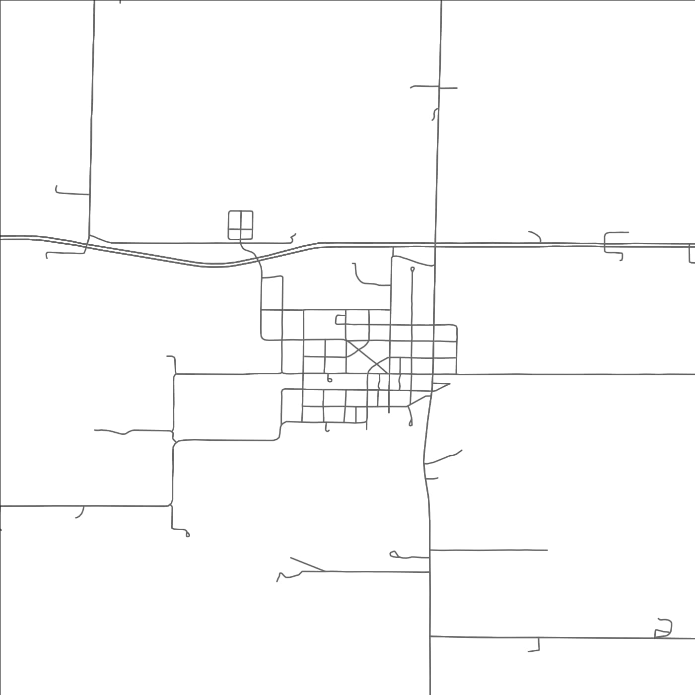 ROAD MAP OF PALMYRA, NEBRASKA BY MAPBAKES