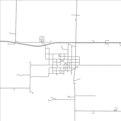 ROAD MAP OF PALMYRA, NEBRASKA BY MAPBAKES