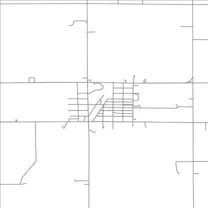 ROAD MAP OF PETERSBURG, NEBRASKA BY MAPBAKES