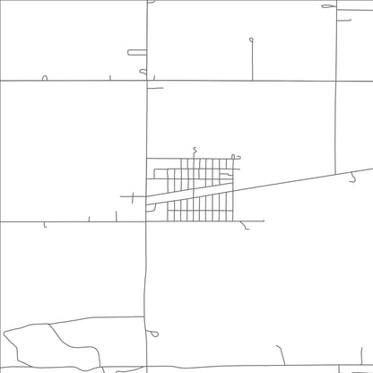 ROAD MAP OF PILGER, NEBRASKA BY MAPBAKES