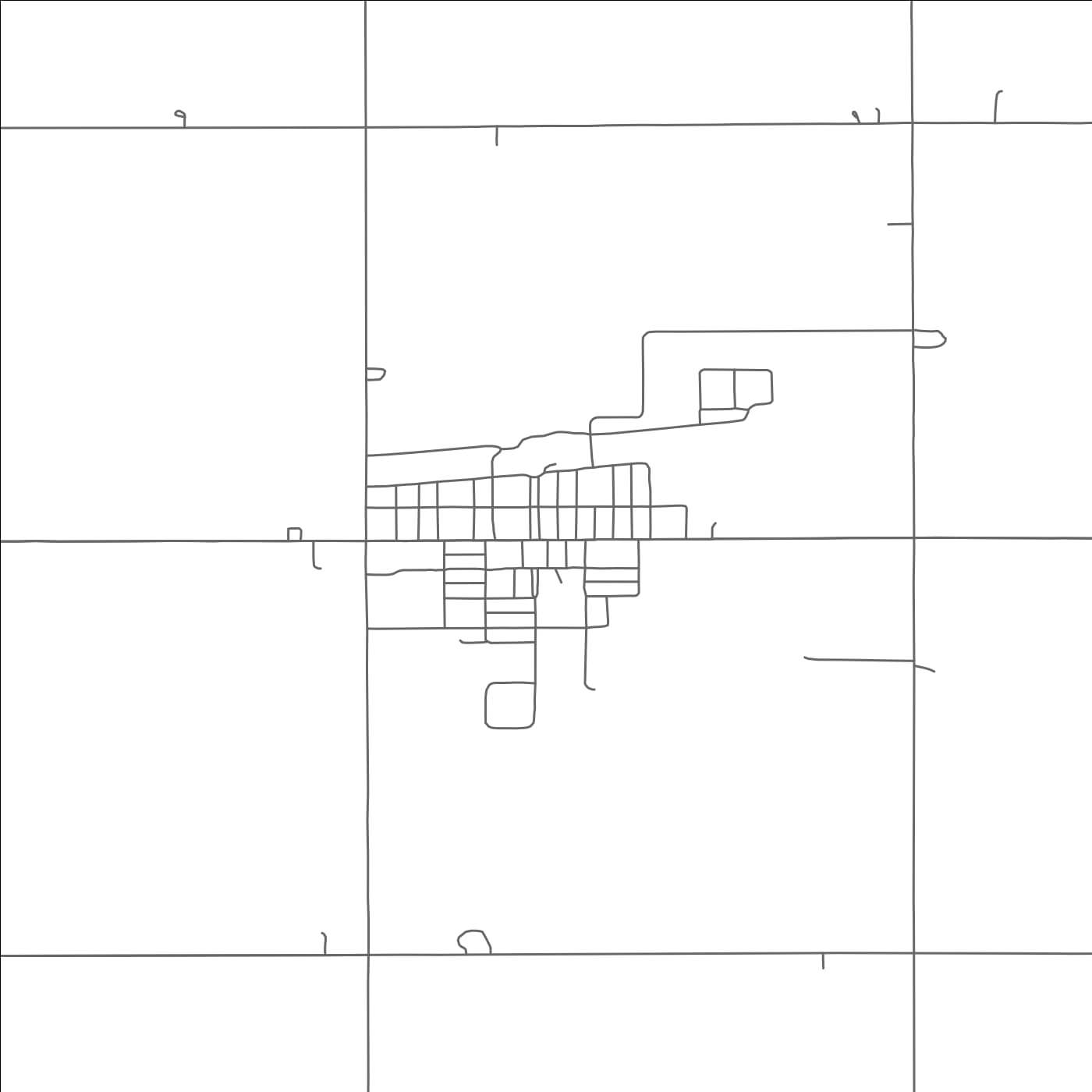 ROAD MAP OF POLK, NEBRASKA BY MAPBAKES