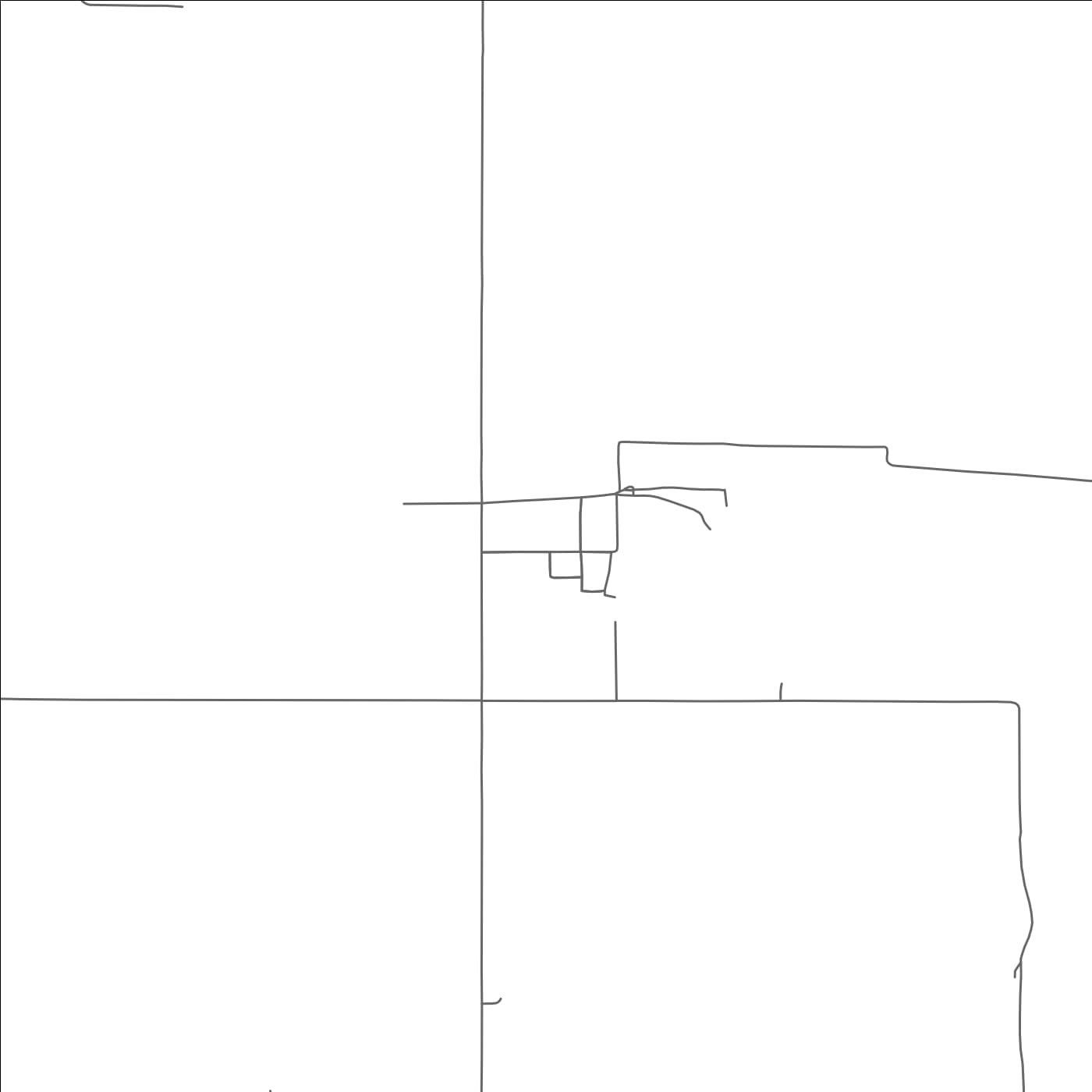 ROAD MAP OF PRESTON, NEBRASKA BY MAPBAKES