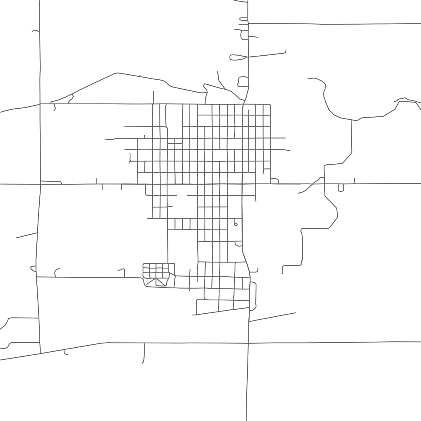 ROAD MAP OF RED CLOUD, NEBRASKA BY MAPBAKES