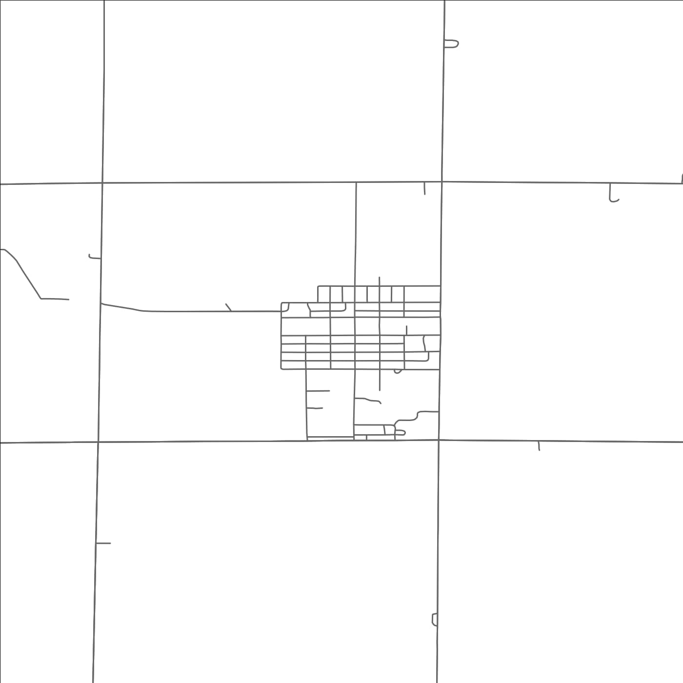 ROAD MAP OF RISING CITY, NEBRASKA BY MAPBAKES