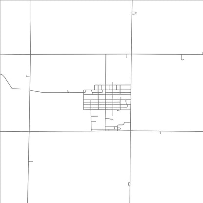 ROAD MAP OF RISING CITY, NEBRASKA BY MAPBAKES