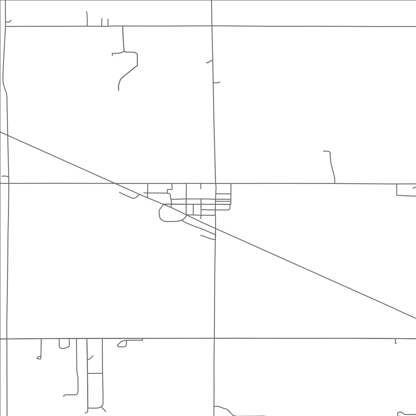 ROAD MAP OF RIVERDALE, NEBRASKA BY MAPBAKES