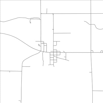 ROAD MAP OF RIVERTON, NEBRASKA BY MAPBAKES