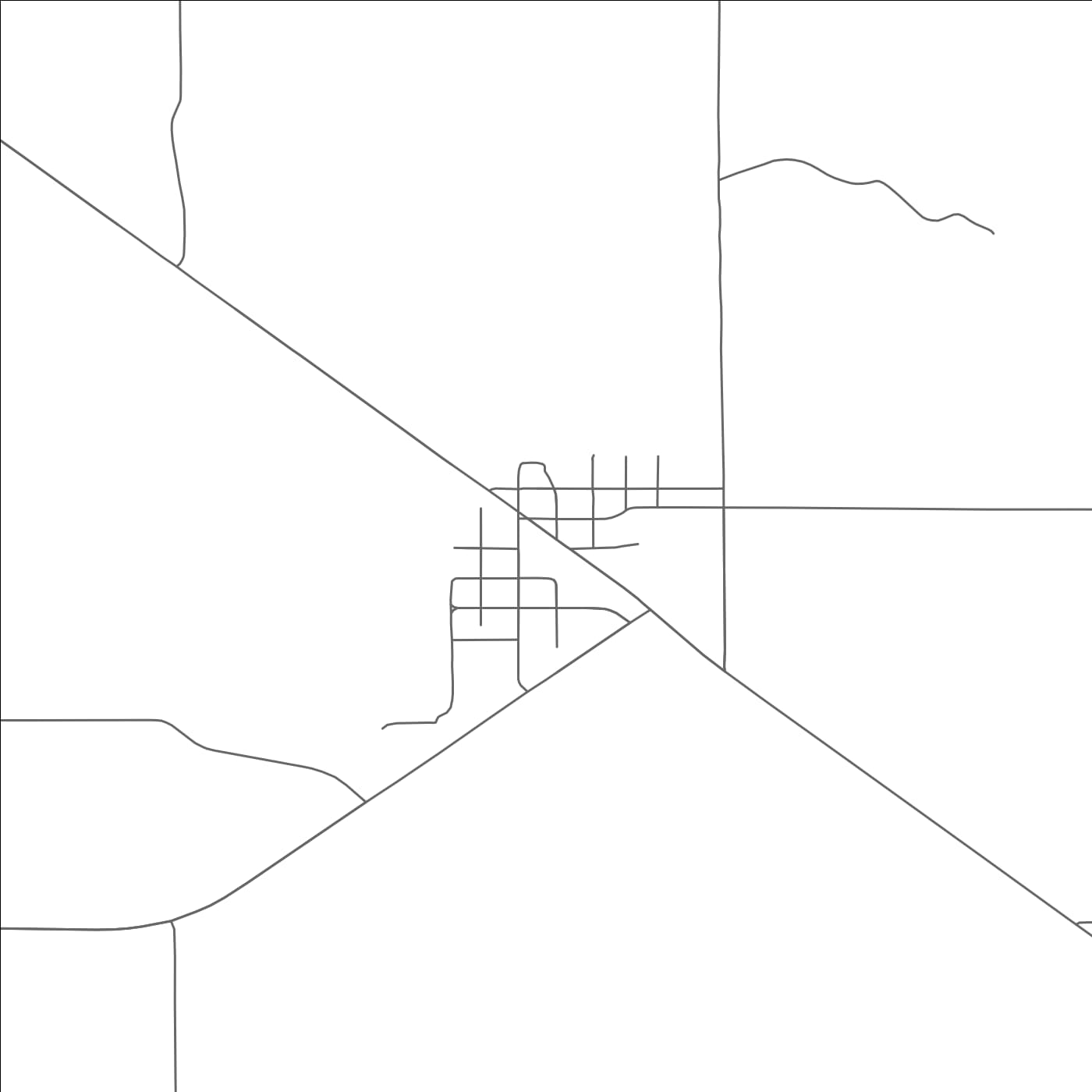 ROAD MAP OF ROCKVILLE, NEBRASKA BY MAPBAKES