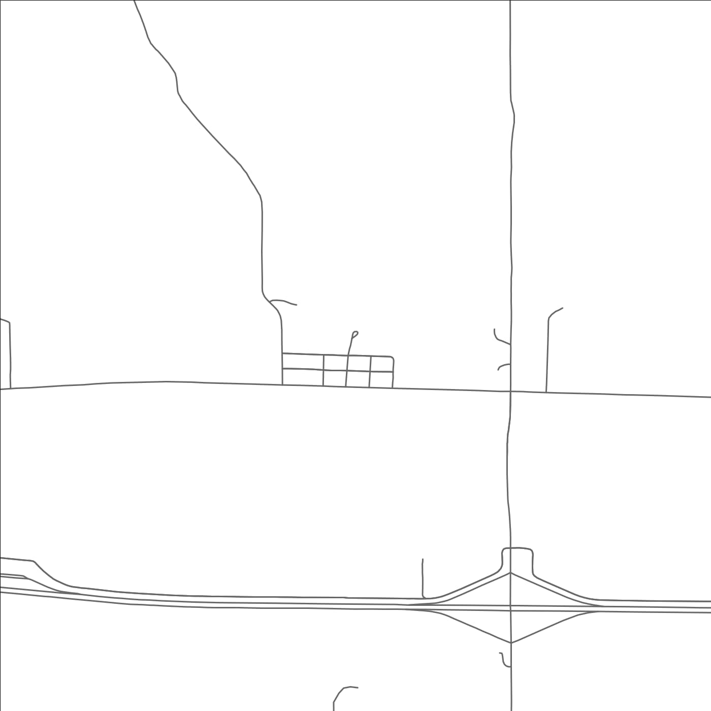 ROAD MAP OF ROSCOE, NEBRASKA BY MAPBAKES