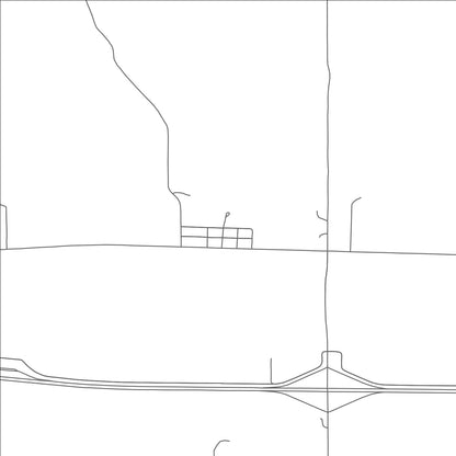 ROAD MAP OF ROSCOE, NEBRASKA BY MAPBAKES