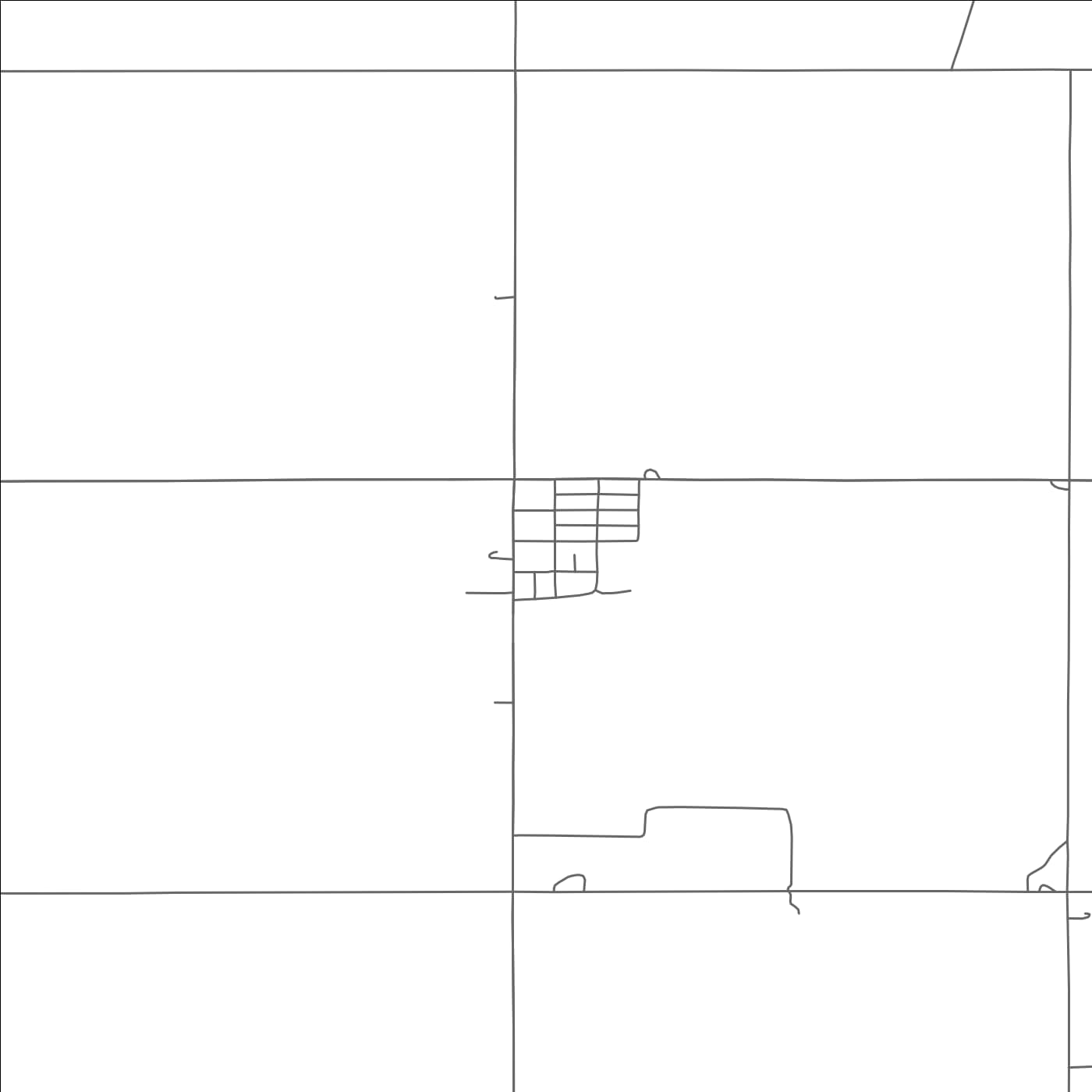 ROAD MAP OF ROYAL, NEBRASKA BY MAPBAKES