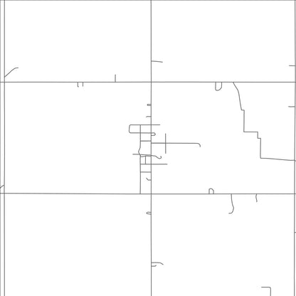 ROAD MAP OF SARONVILLE, NEBRASKA BY MAPBAKES