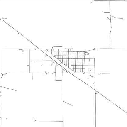 ROAD MAP OF SCRIBNER, NEBRASKA BY MAPBAKES