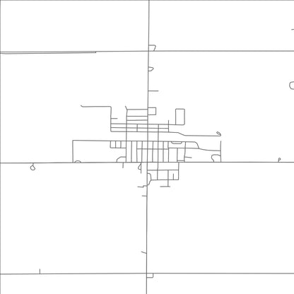 ROAD MAP OF SHELBY, NEBRASKA BY MAPBAKES