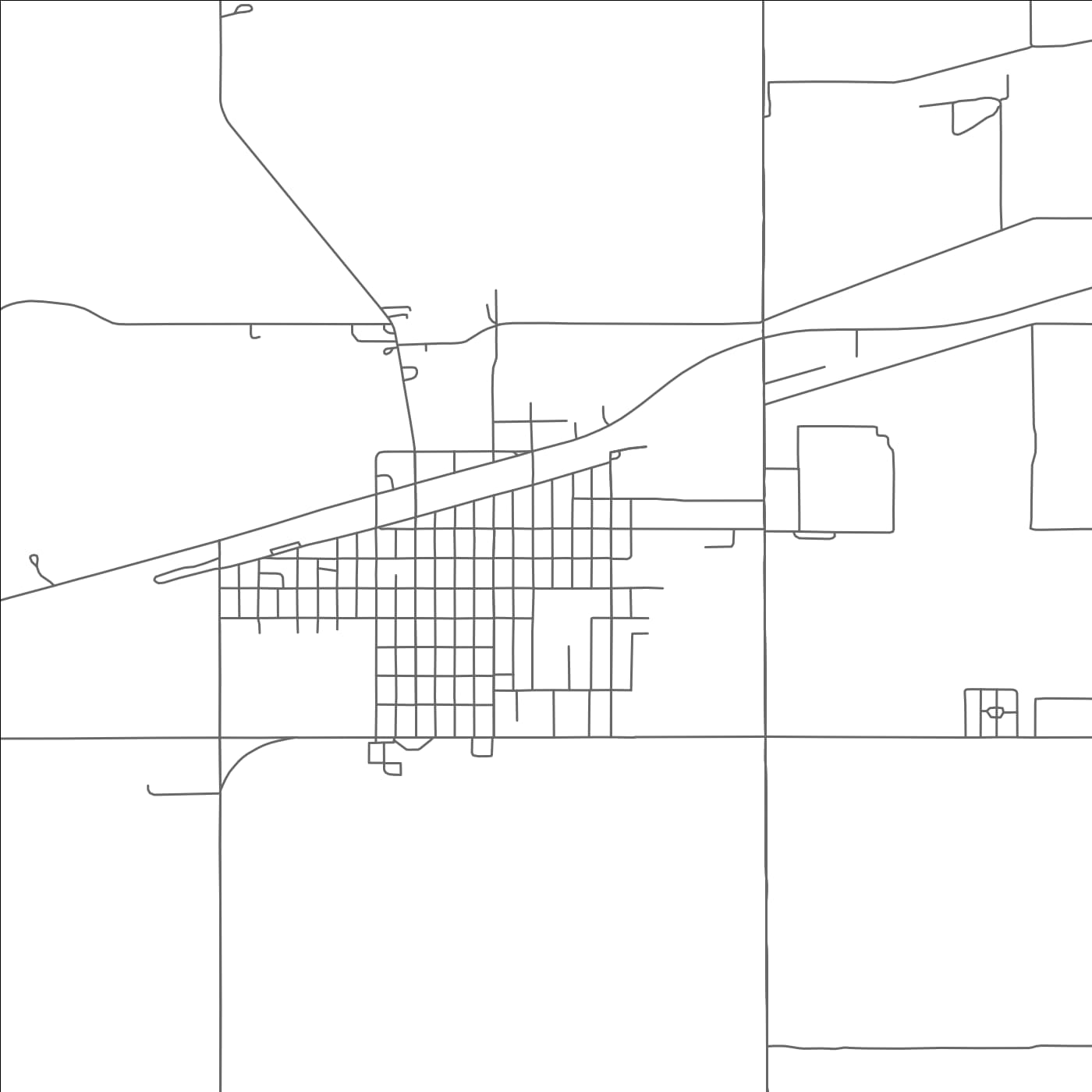 ROAD MAP OF SHELTON, NEBRASKA BY MAPBAKES