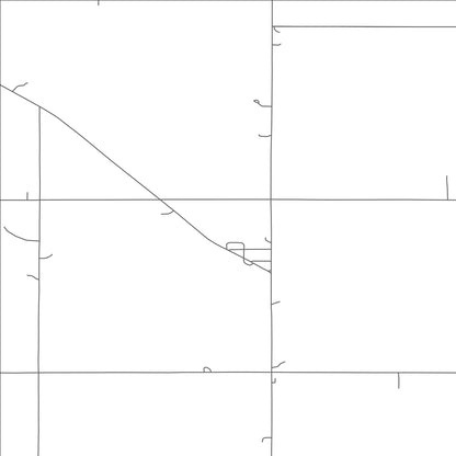 ROAD MAP OF SHOLES, NEBRASKA BY MAPBAKES